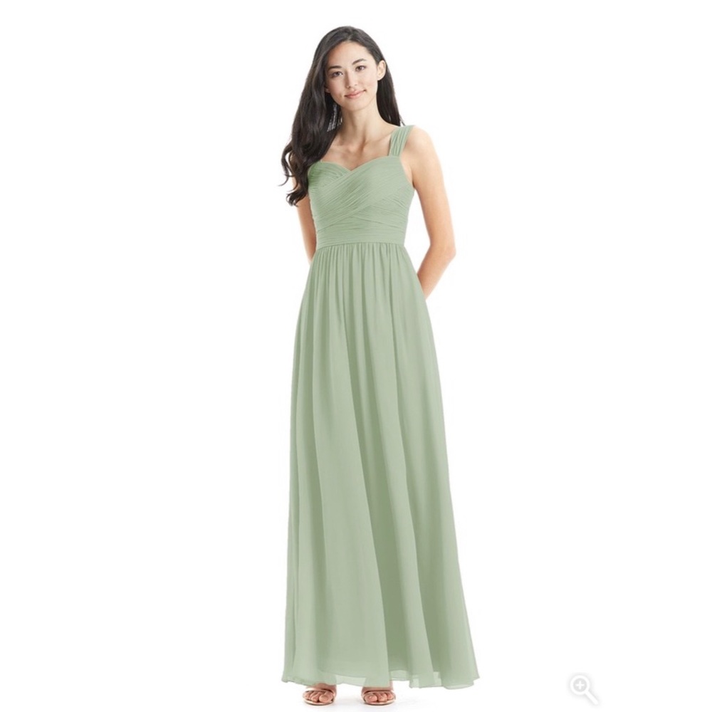 Azazie - Dusty sage - Zapheira Dress